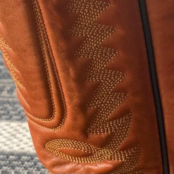 Vanessa Mooney VINTAGE TEAM WEST Ostrich boots - Picture 1 of 7